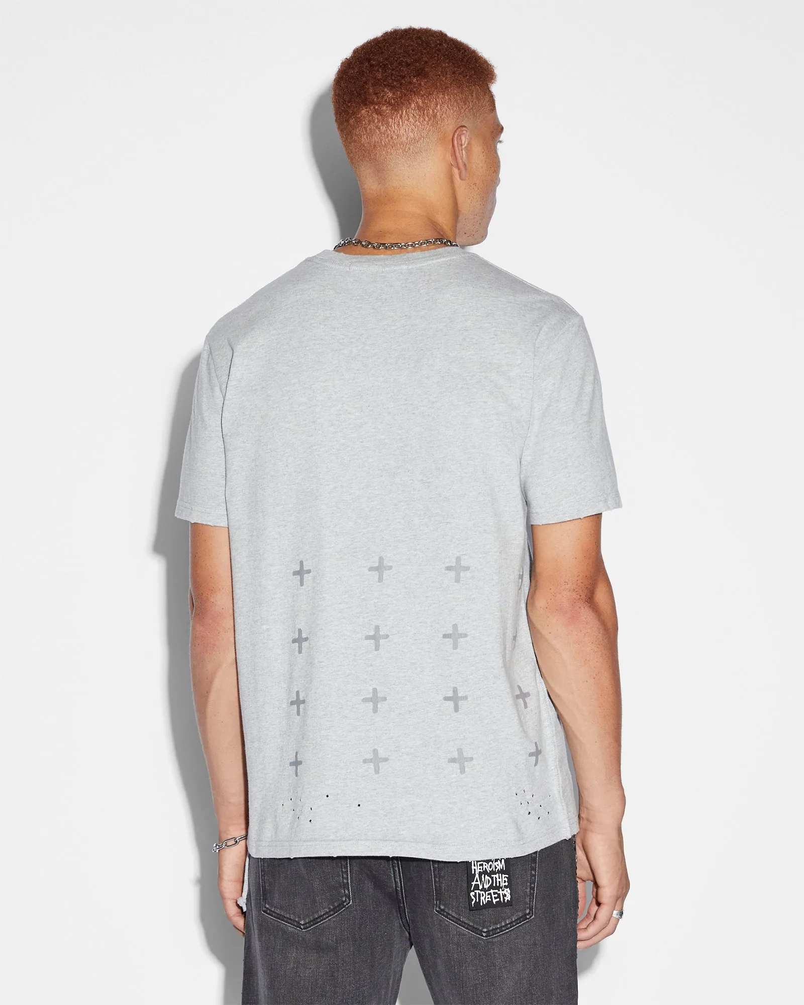 NOT CARING KASH SS GREY MARLE