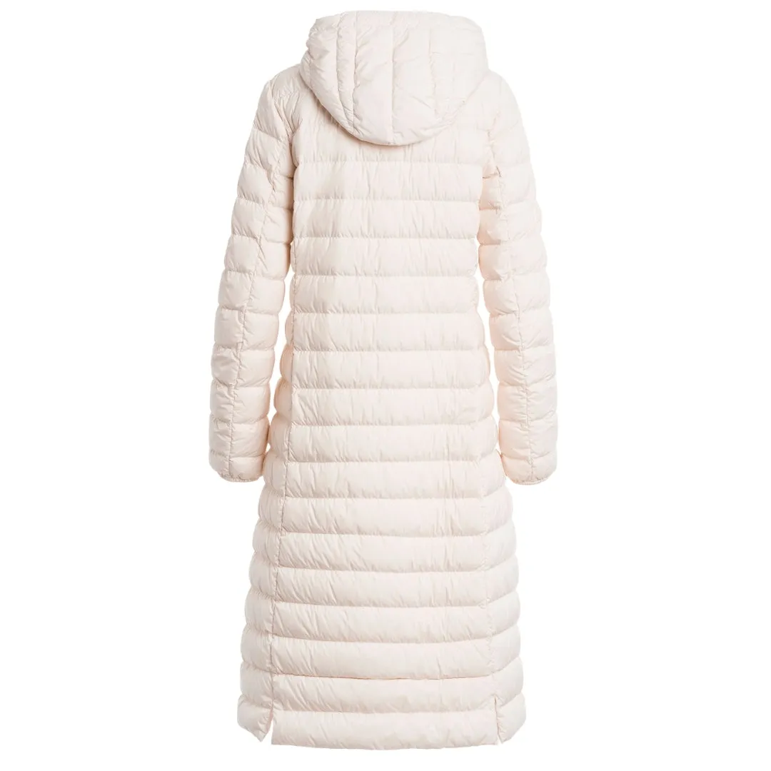Parajumpers Omega White Long Down Jacket