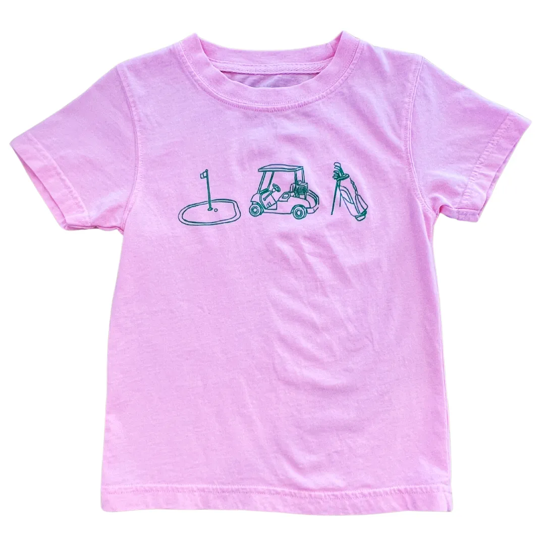 Pink Golf Trio  T-Shirt