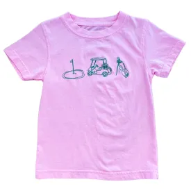 Pink Golf Trio  T-Shirt