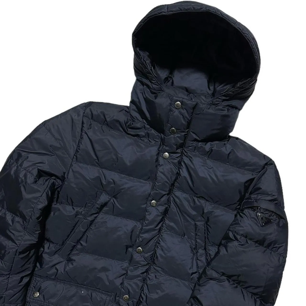 Prada 2014 Long Down Fill Jacket