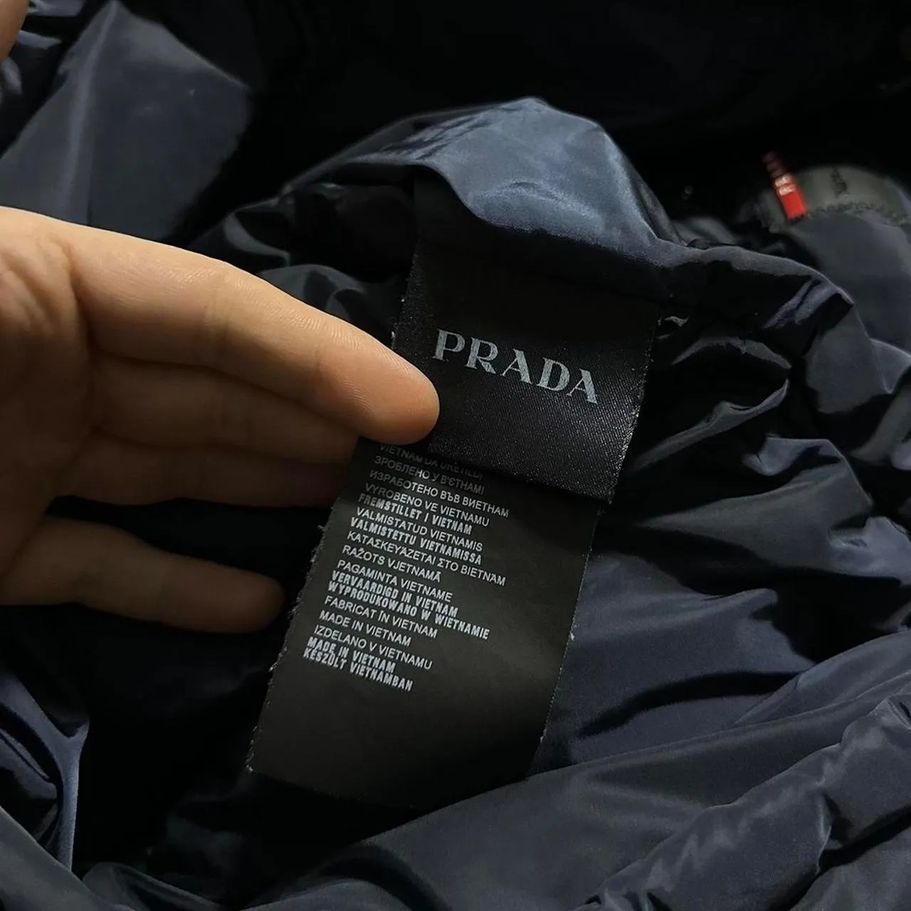 Prada 2014 Long Down Fill Jacket