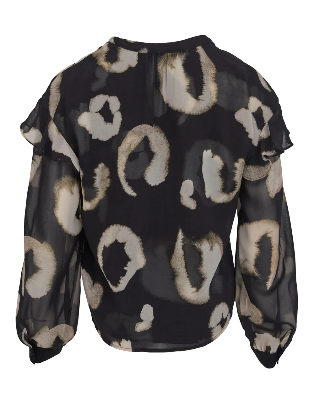 Printed Flat Chiffon Top