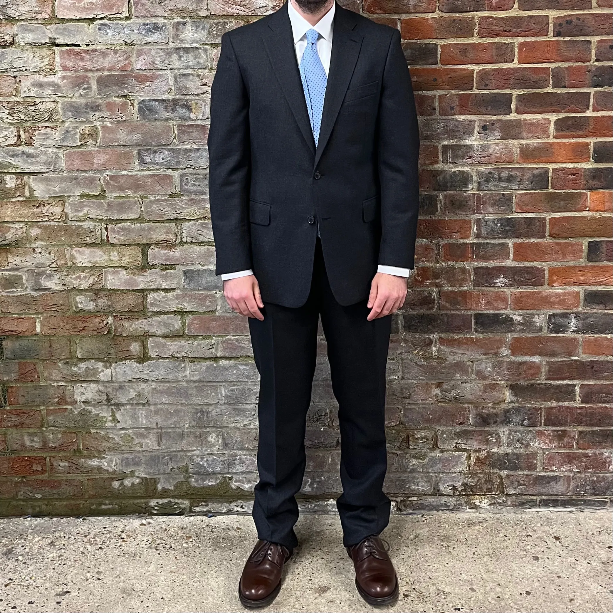 Regent Heritage - 'Gray' Suit - Charcoal Grey Wool 400g - Dugdale Bros.
