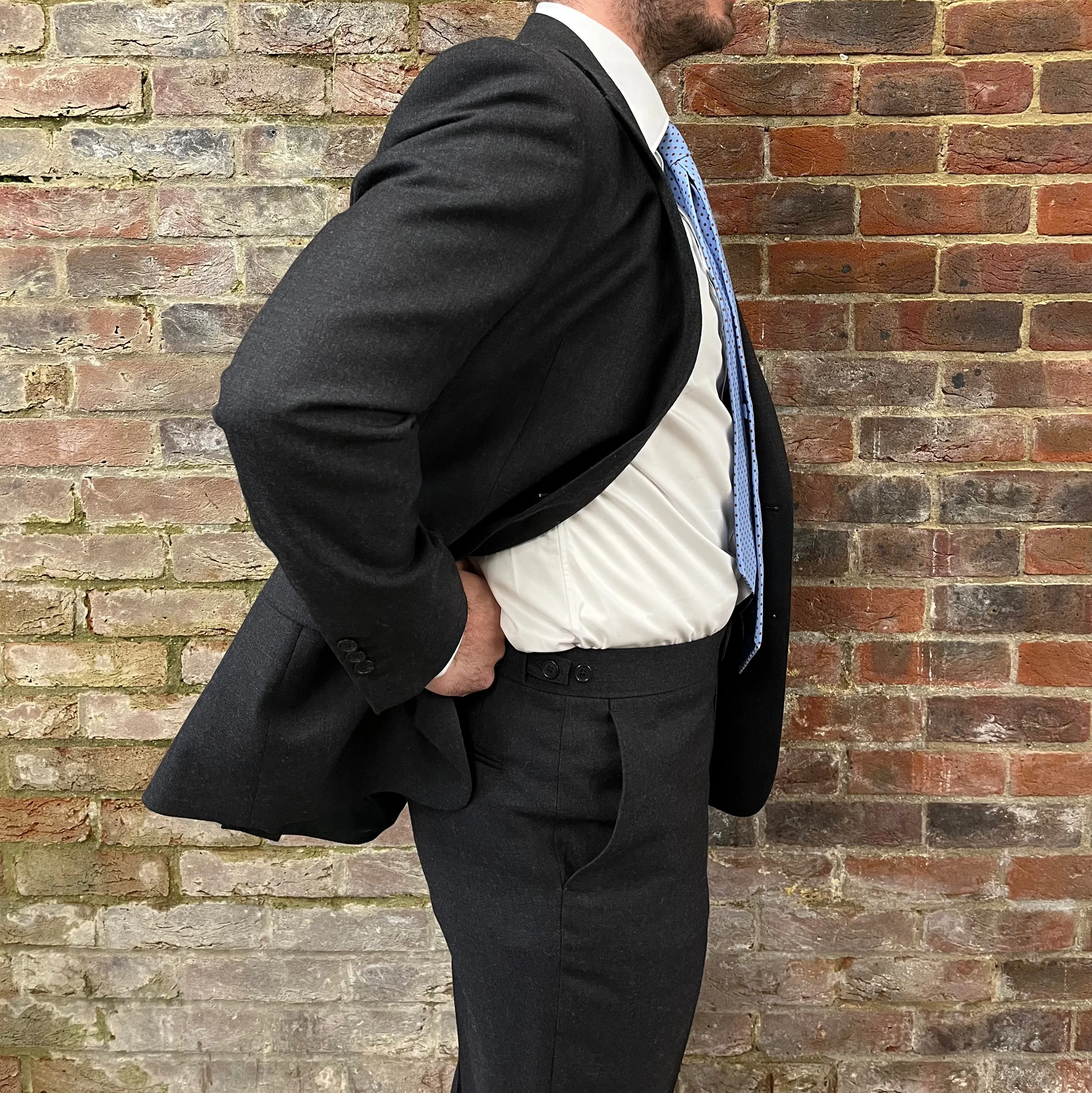 Regent Heritage - 'Gray' Suit - Charcoal Grey Wool 400g - Dugdale Bros.