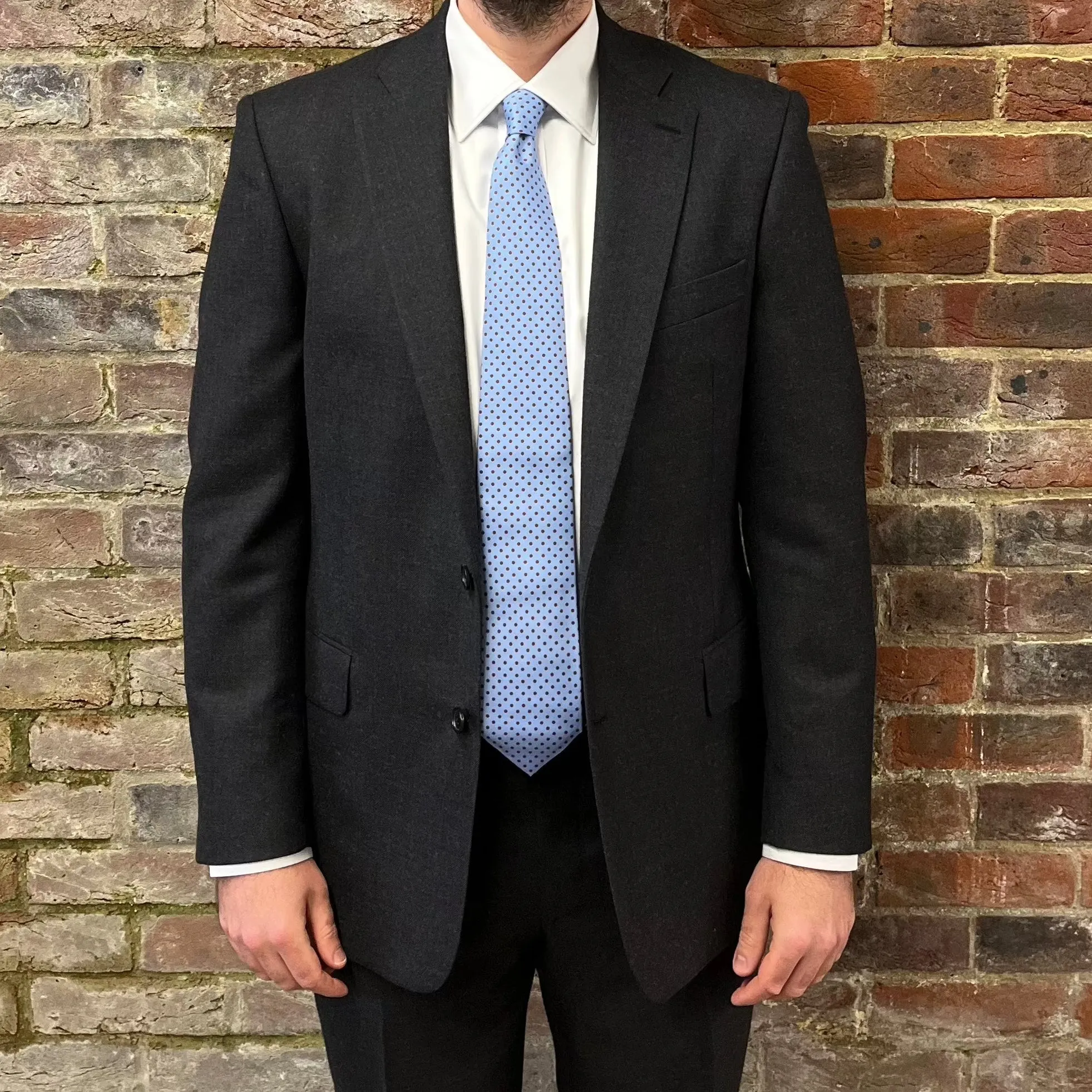 Regent Heritage - 'Gray' Suit - Charcoal Grey Wool 400g - Dugdale Bros.