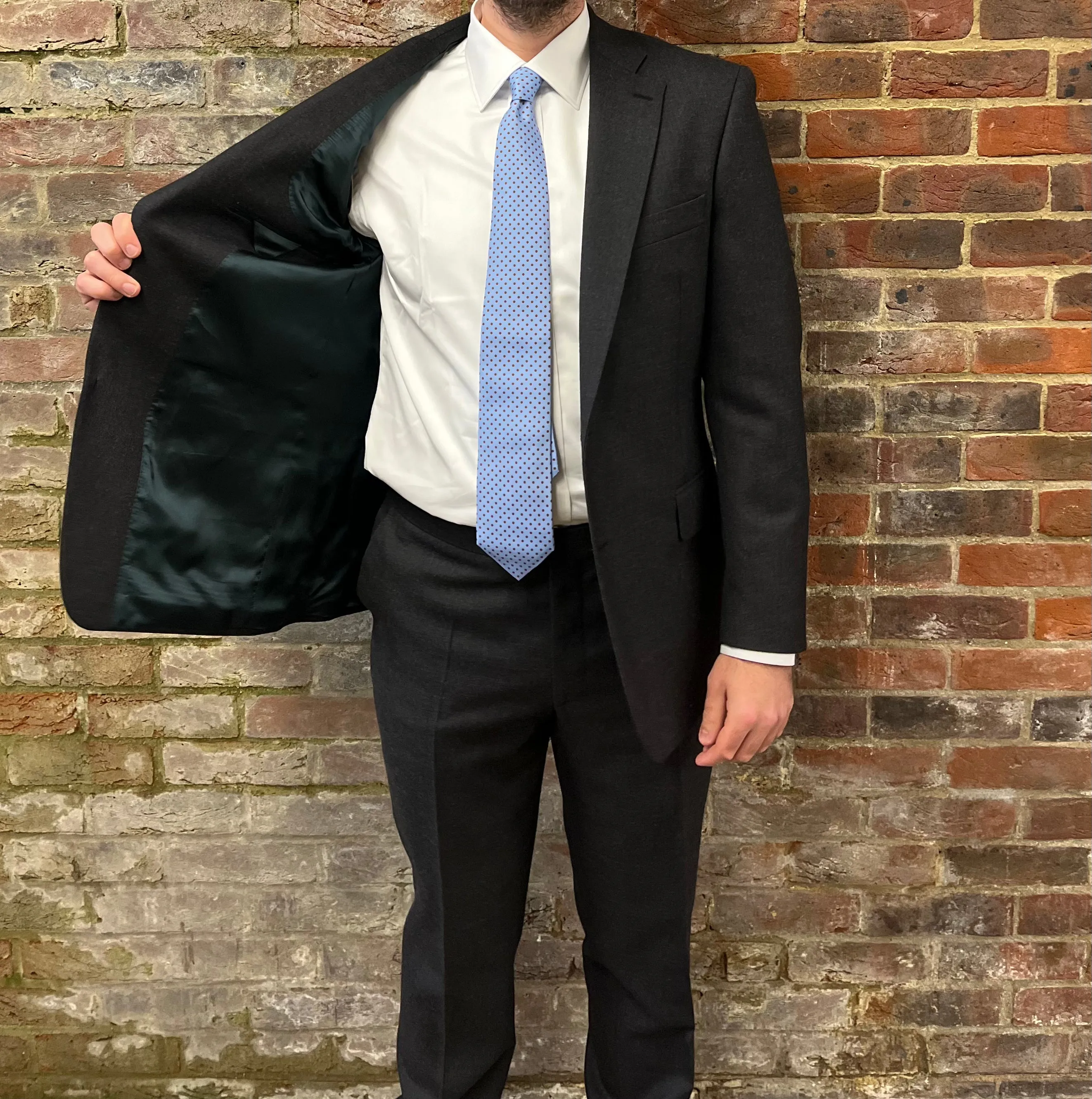 Regent Heritage - 'Gray' Suit - Charcoal Grey Wool 400g - Dugdale Bros.