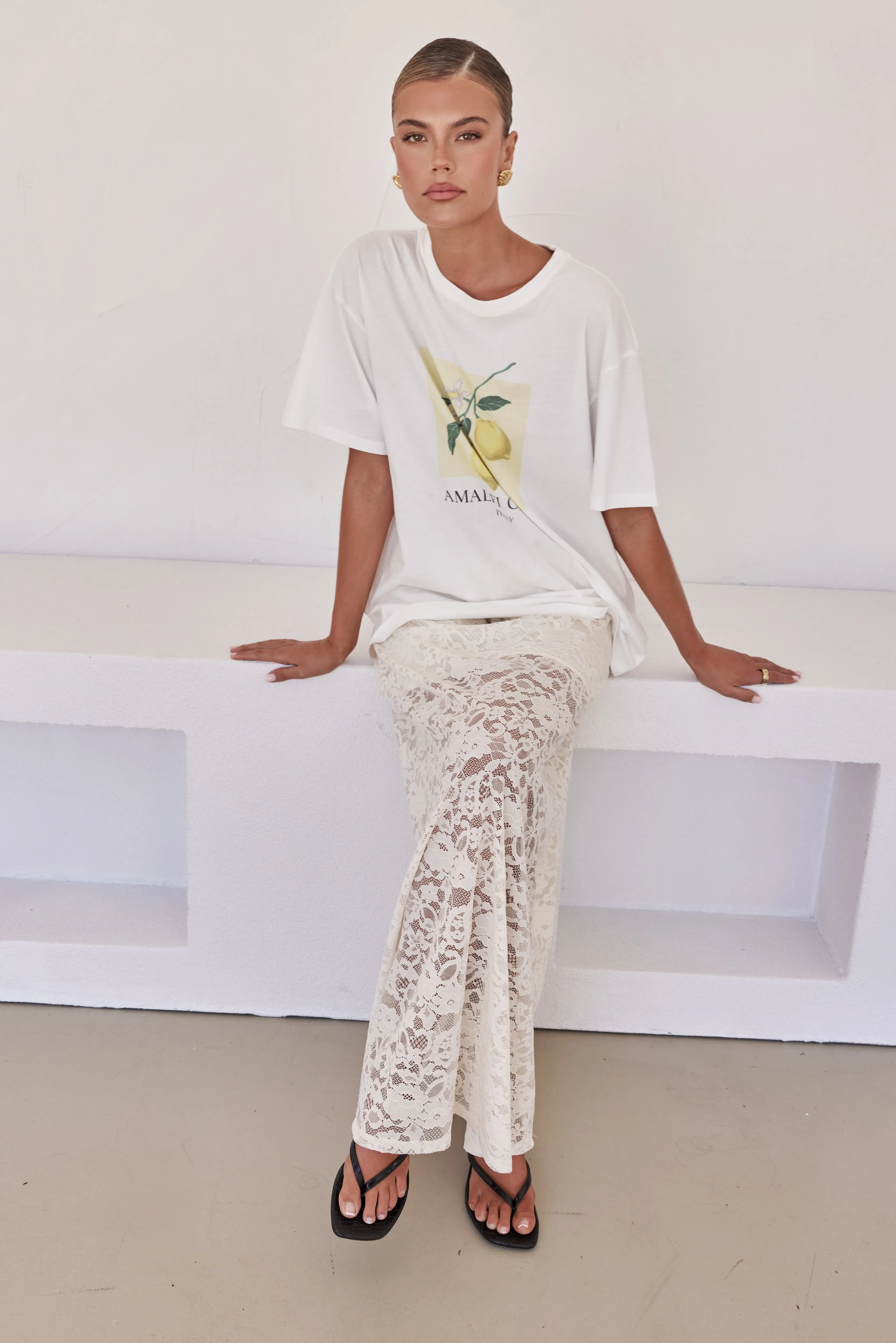 Seraphina Maxi Skirt (Cream)