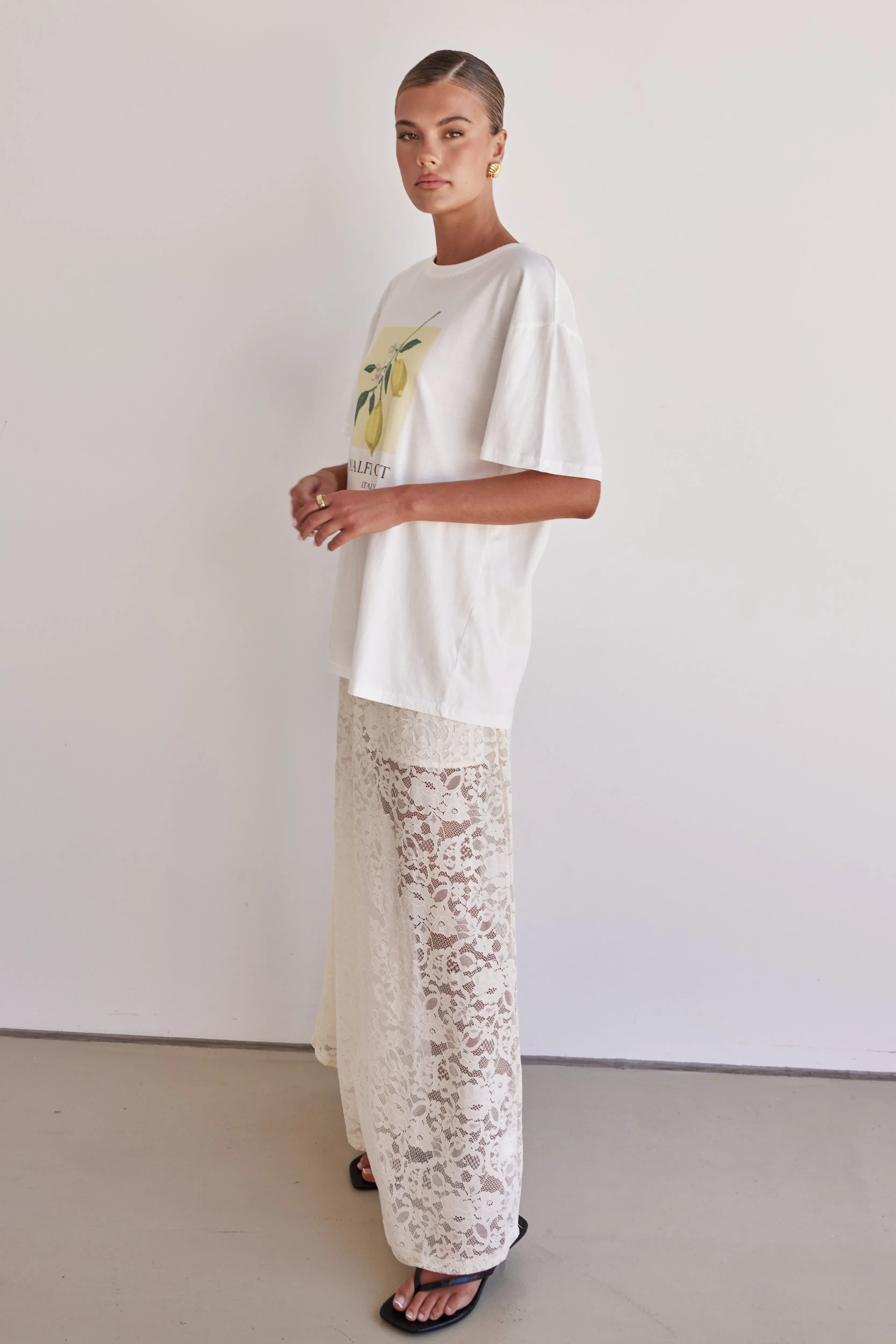 Seraphina Maxi Skirt (Cream)