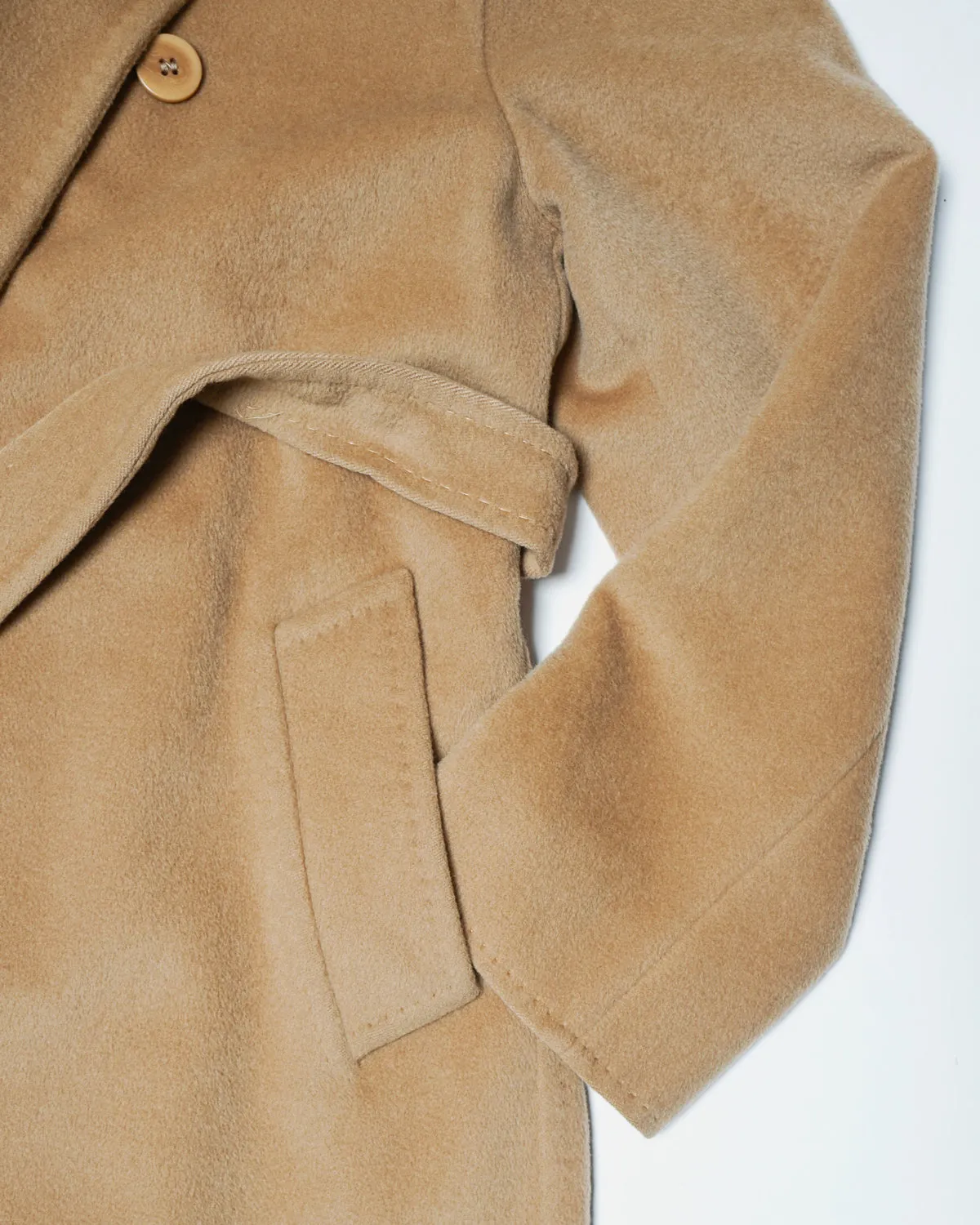 Shawl Collar Belted Wool Coat