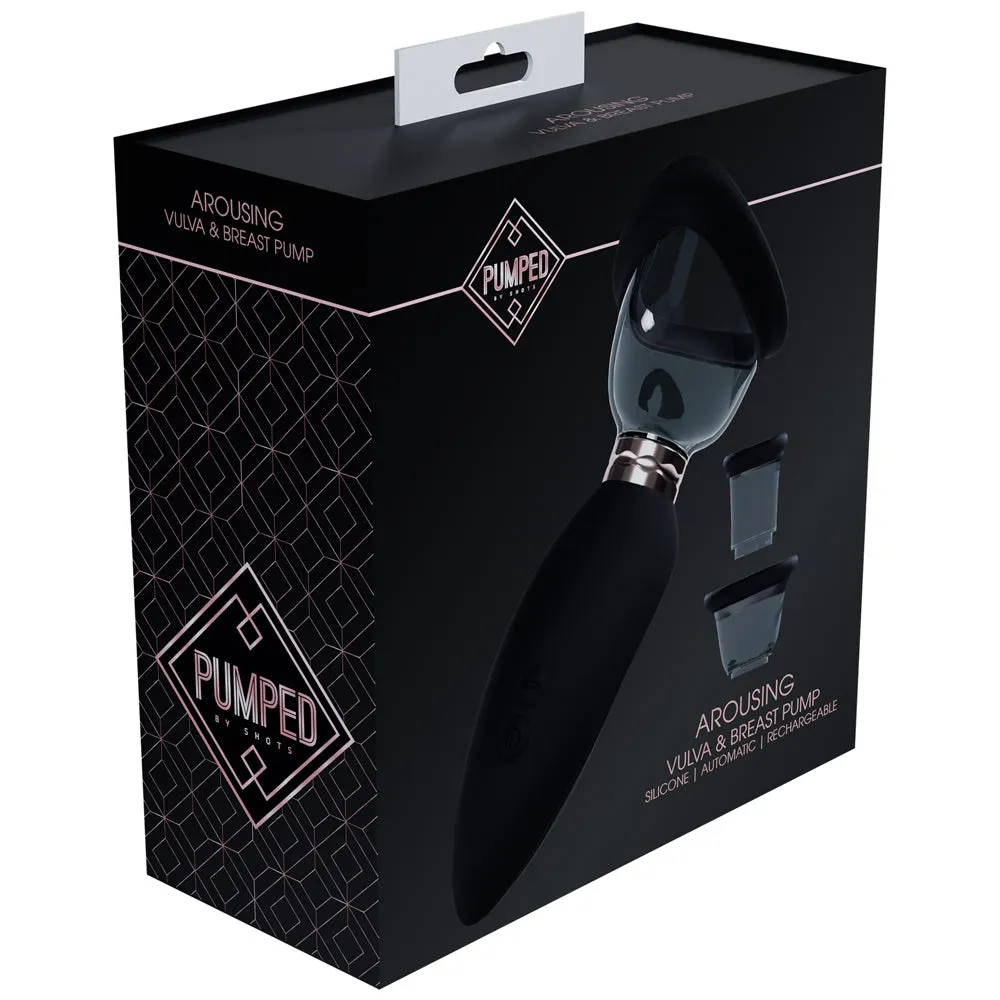 Shots Pumped Arousing Automatic Pump - Black