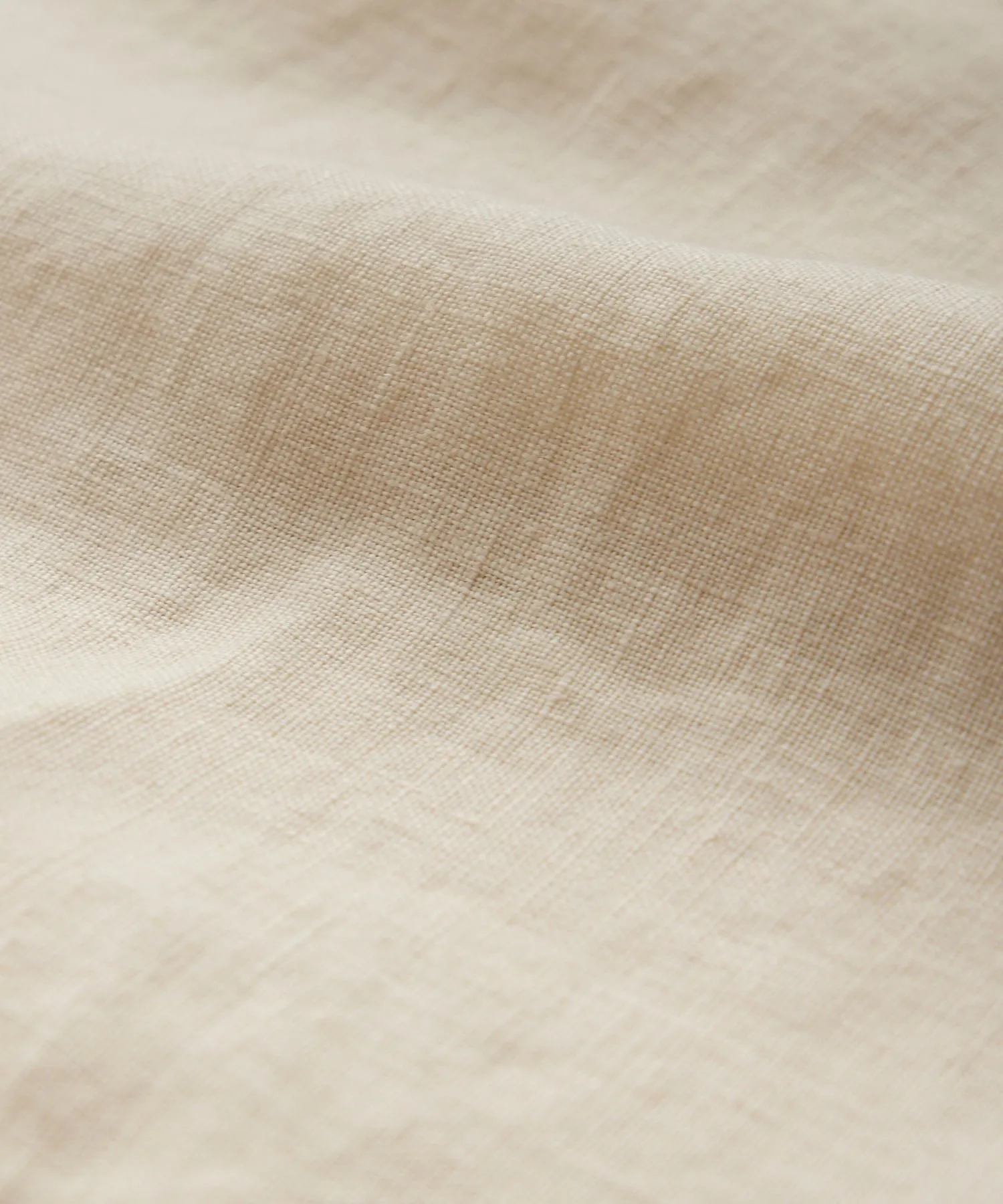 Slim Fit Sea Soft Irish Linen Shirt in Sand Dollar