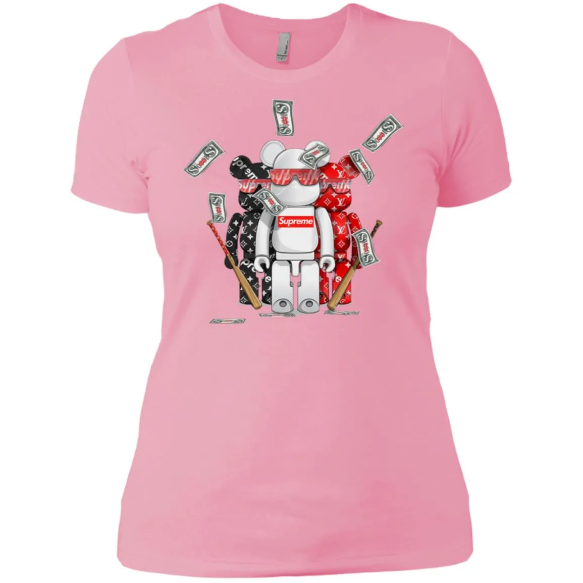 Supreme Lego Robot T-shirt Women Cotton T-Shirt