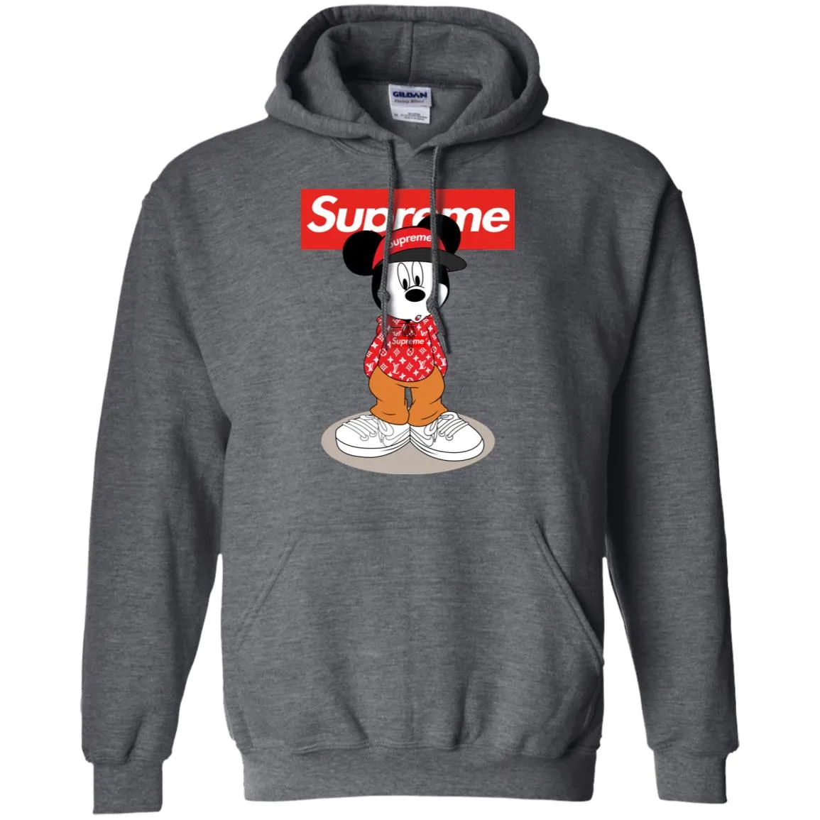 Supreme Mickey Mouse T-shirt Pullover Hoodie Sweatshirt