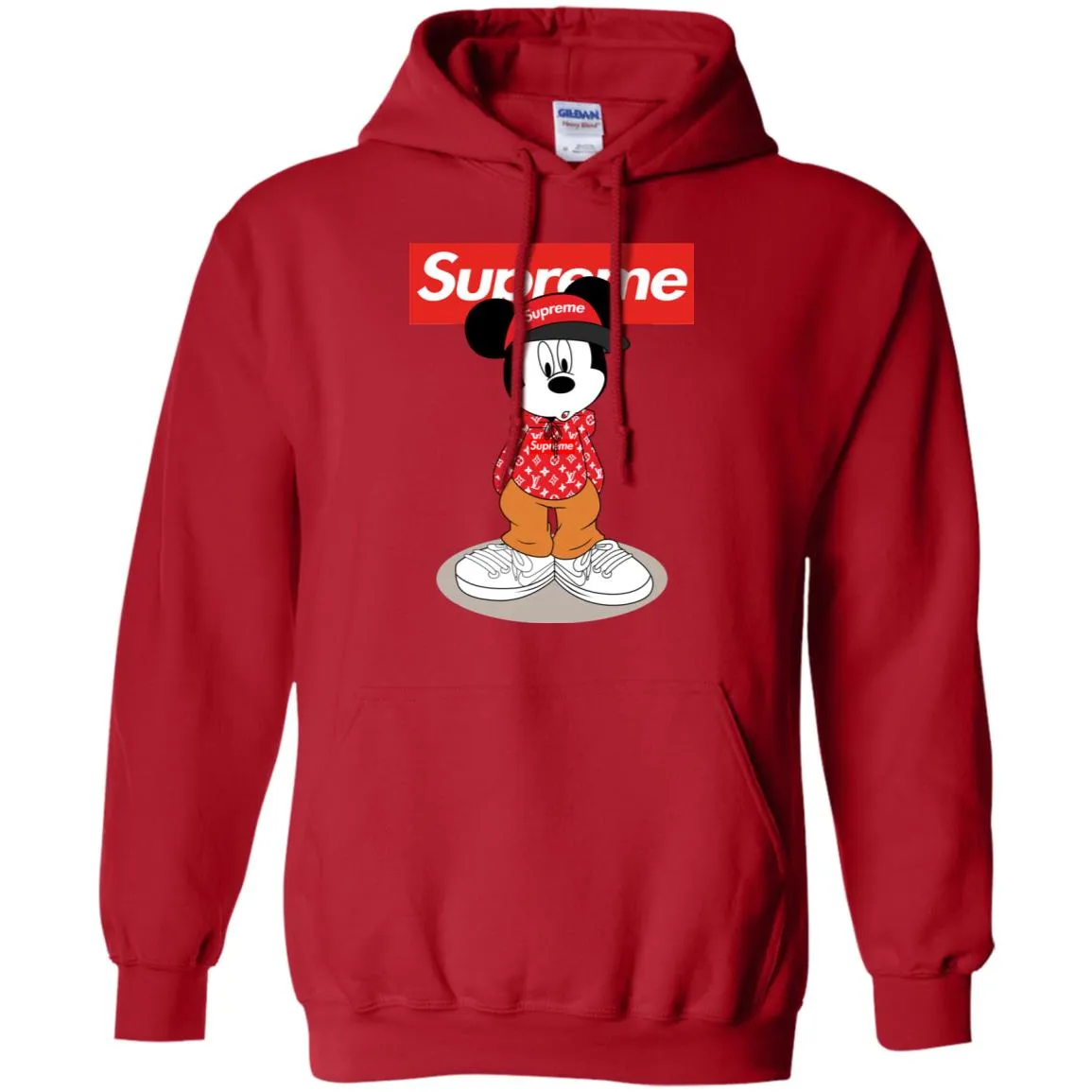 Supreme Mickey Mouse T-shirt Pullover Hoodie Sweatshirt