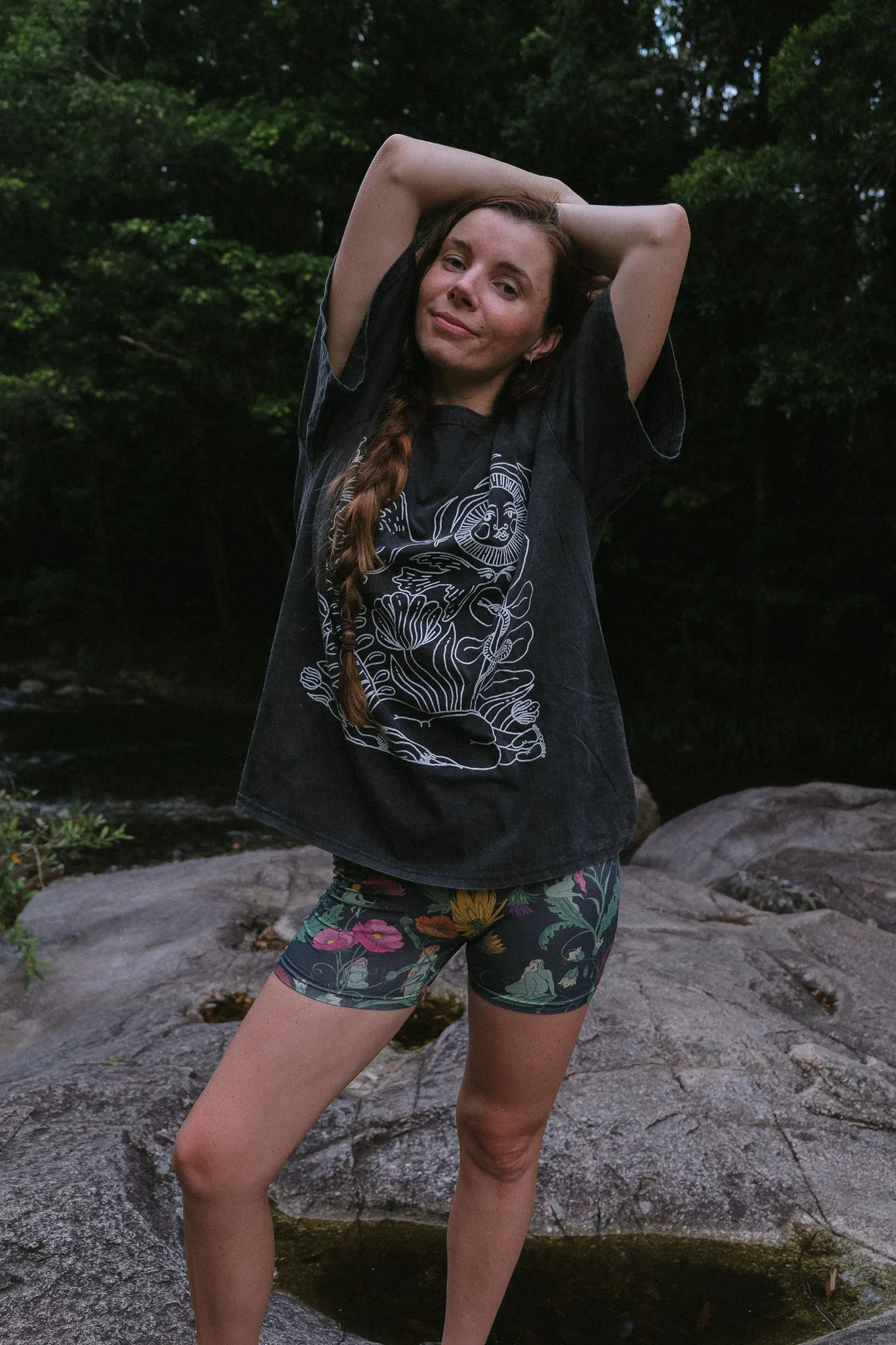 T-shirt - Black Stonewash - You're True Nature