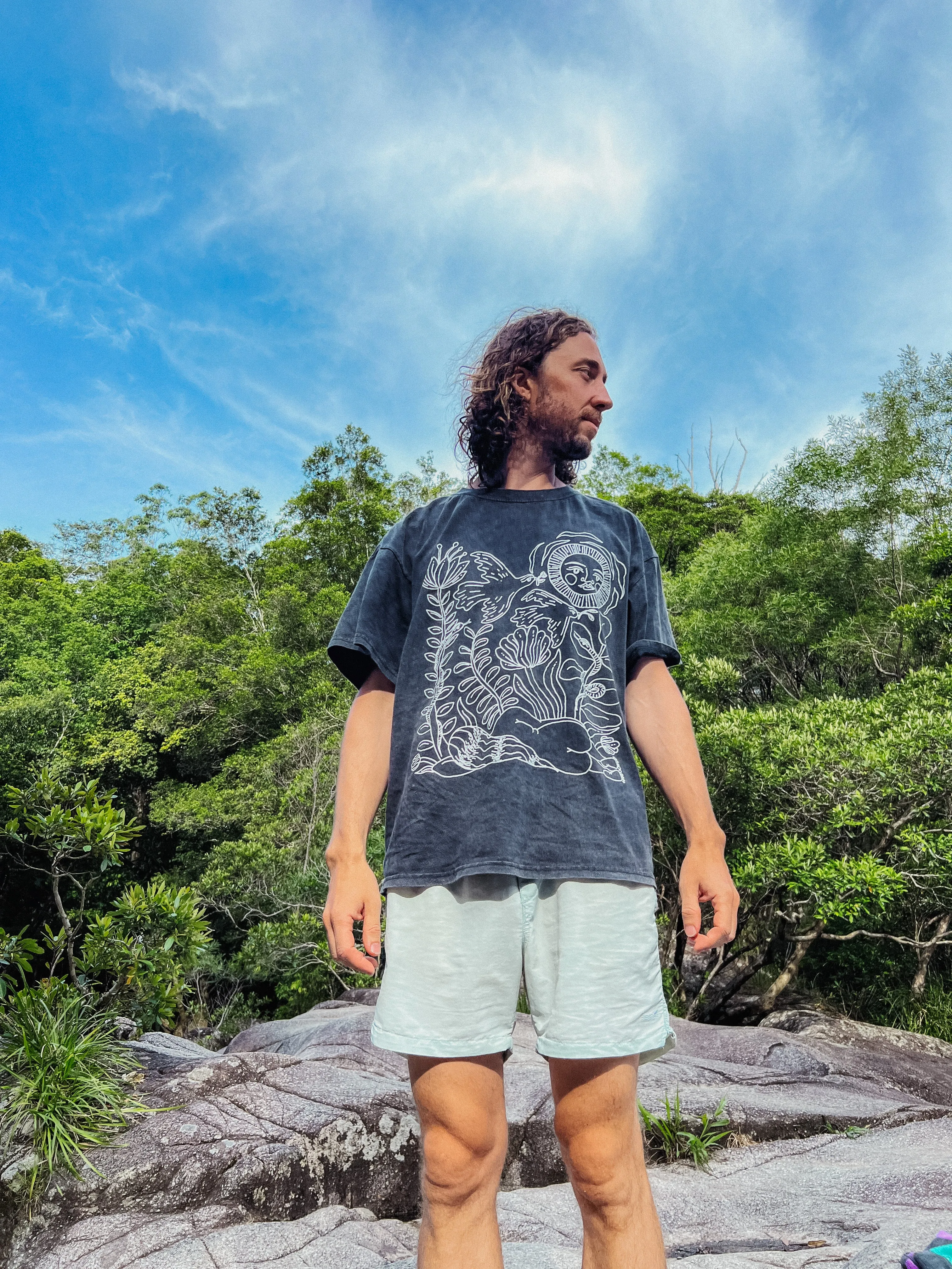 T-shirt - Black Stonewash - You're True Nature