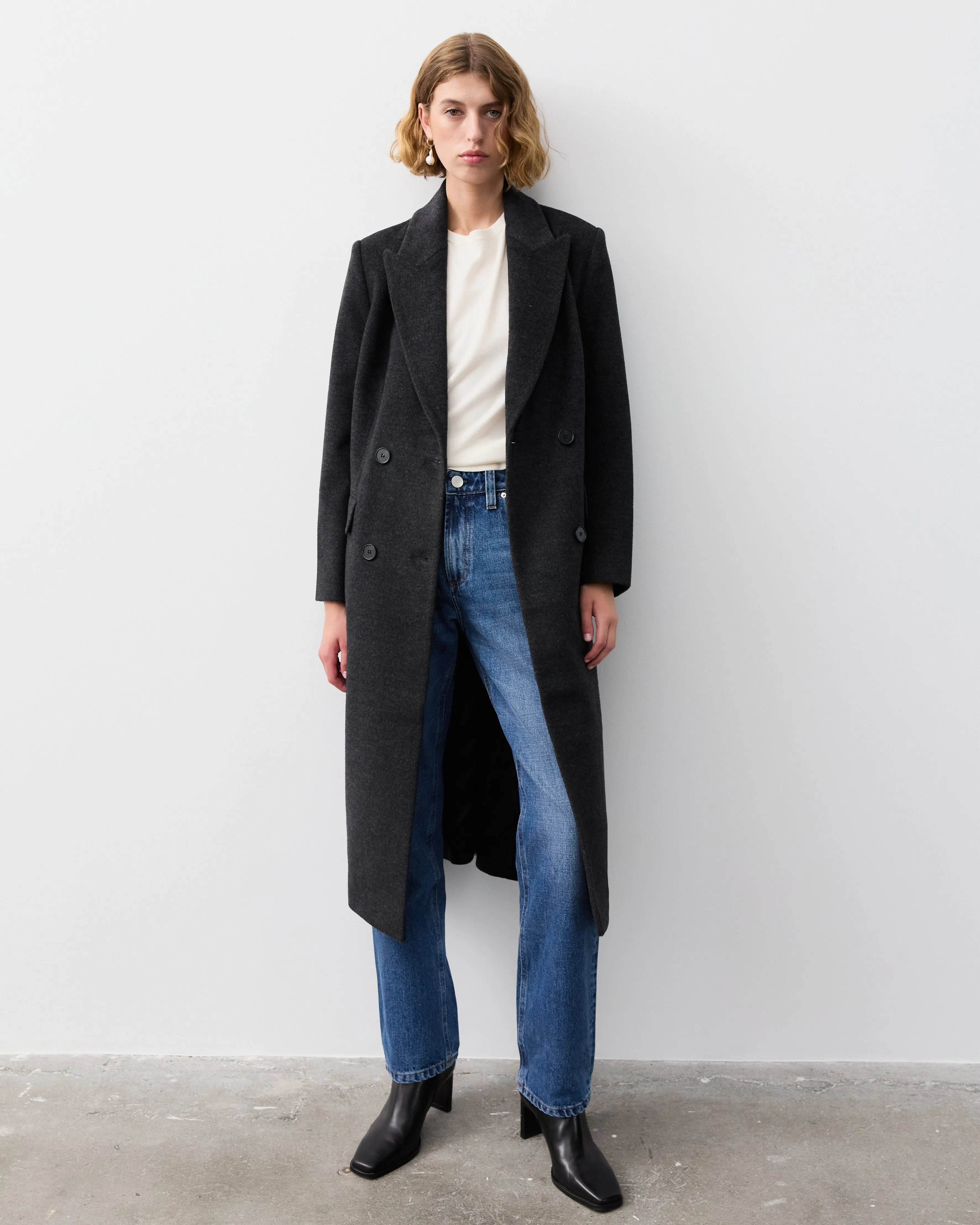 THE NEW YORK COAT- BLACK