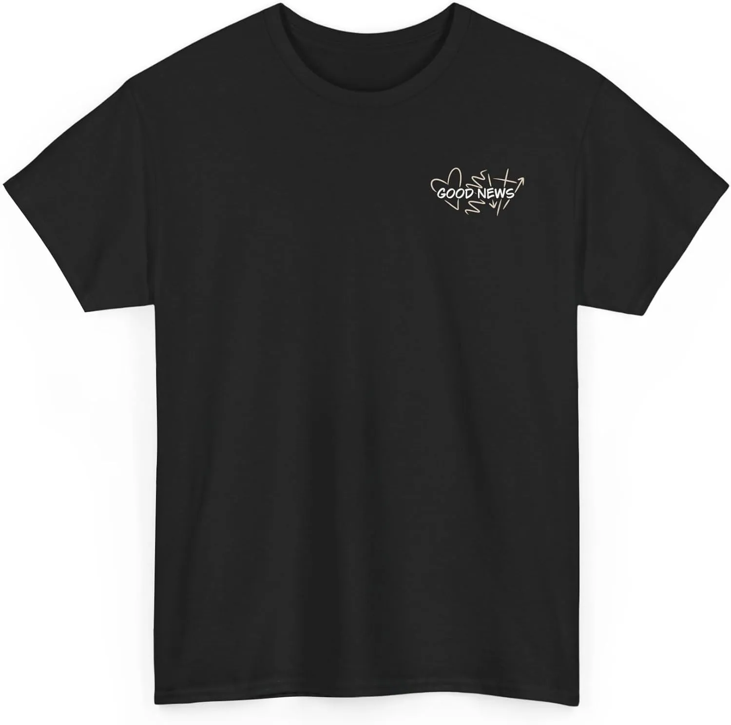 Three Circles Shirt, Good News Tee, Gospel T-Shirt, Christian Evangelism, Bold Jesus Apparel, Unisex, Sharing Faith