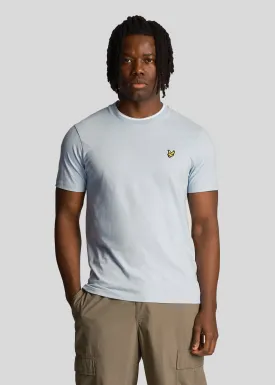 Tipped t-shirt - light blue white