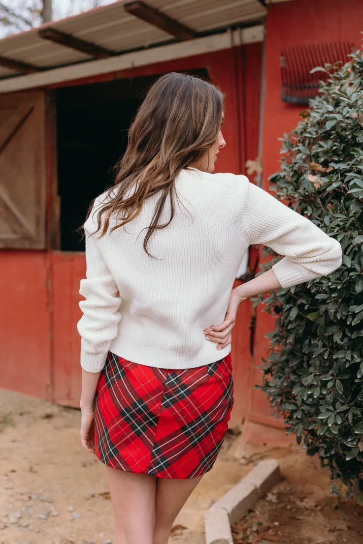 Tree Lighting Mini Skirt