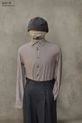 Ultra Soft Heather Cotton Denham shirt - Tan Heather - L, XL