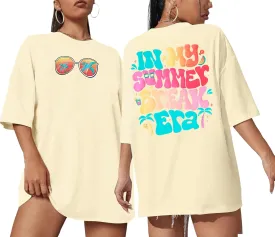 Women Last Day of School Shirt in My Summer Break Era Shirt Teacher T-Shirt School Graduation Tee Tops