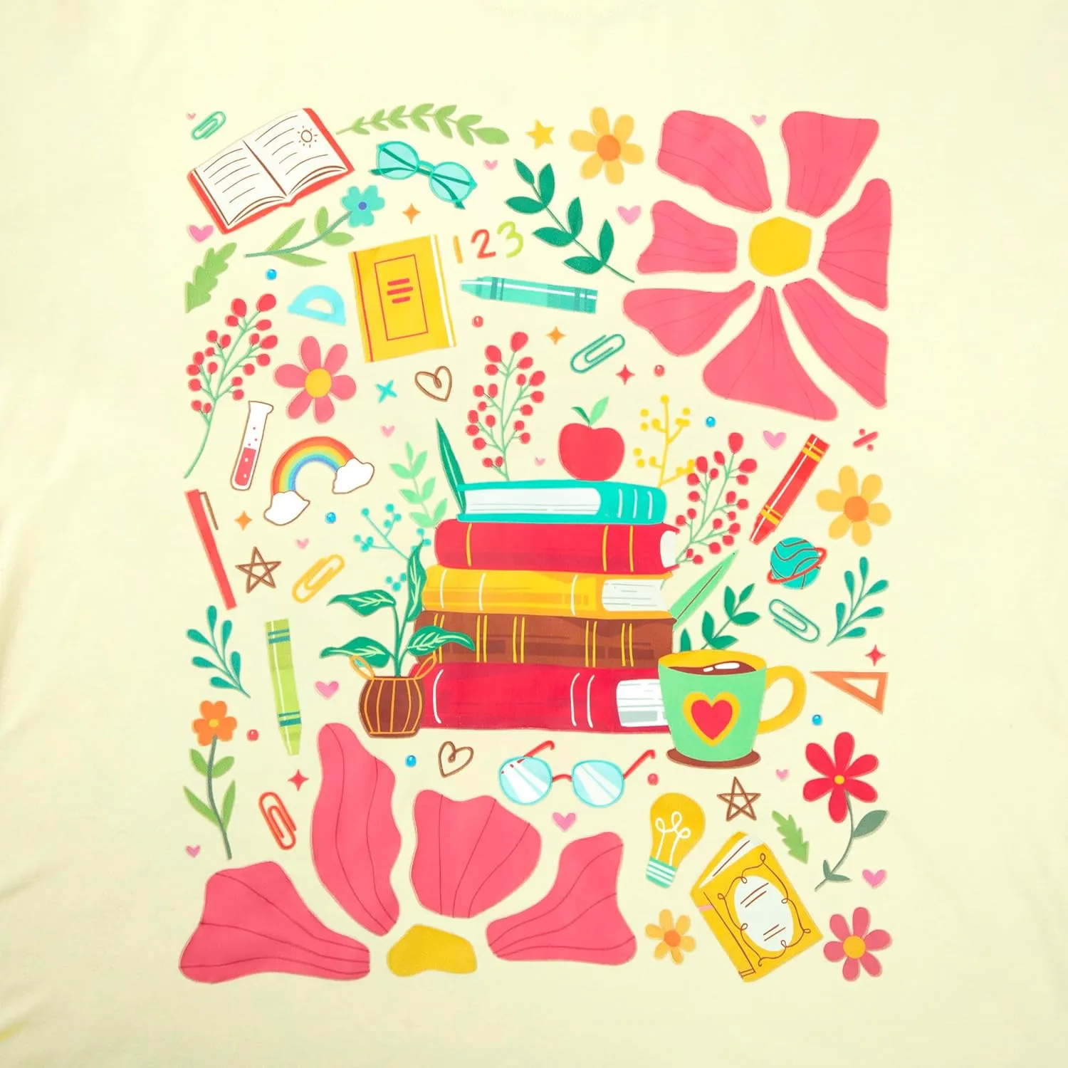 Womens Oversized Graphic Tshirt: Vintage Wildflower Shirt Boho Hiking T Shirt Nature Life Tee Summer Plant Tops
